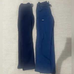 Tall long navy scrub pant set